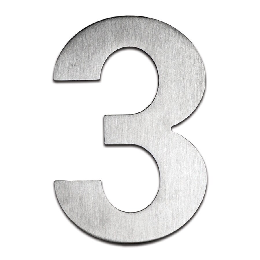 stainless steel door numbers